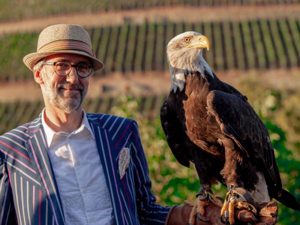 Stuart Pigott mit Adler