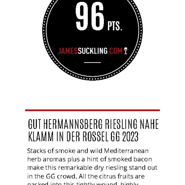 James Suckling In der Rossel GG 